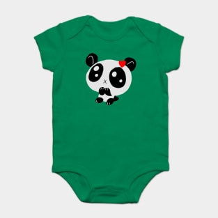 Cute Baby Panda Baby Bodysuit